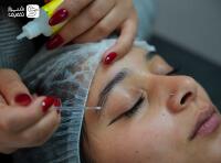 اکستنشن مژه + اکستنشن ابرو با بهترین متریال مصرفی