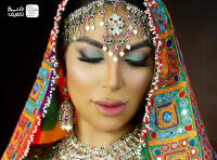 میکاپ و شنیون مجلسی به همراه براشینگ مو
