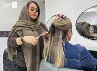 شنیون و براشینگ + کوتاهی و موخوره گیری