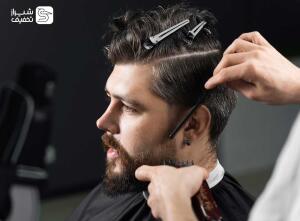 اصلاح و کوتاهی مو در مجموعه آرایشگاه مردانه ام کات (VIP)