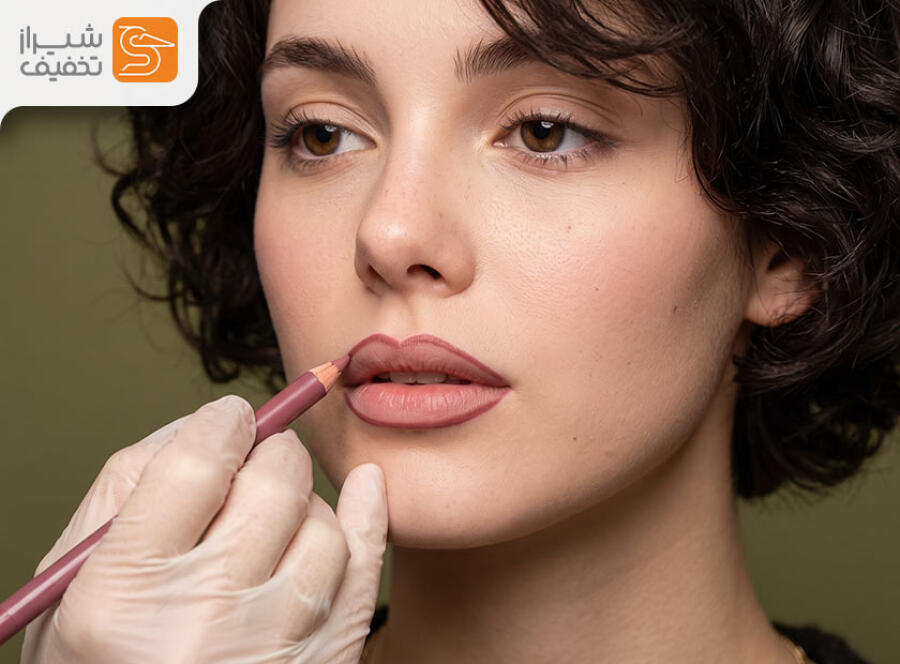 شیدینگ و خط لب + تتو و هاشور ابرو